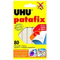UHU 39125 - Pack de 80 masillas adhesivas- color blanco